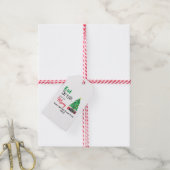 Eet, Drink en wees Merry Cadeaulabel (Met Touw)