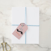 Eet Drink en wees Merry Gift Label Cadeaulabel (Met Touw)