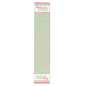Eet Drink en wees Merry Medium Tafelloper (Voorkant)