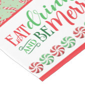 Eet Drink en wees Merry Medium Tafelloper (Hoek)