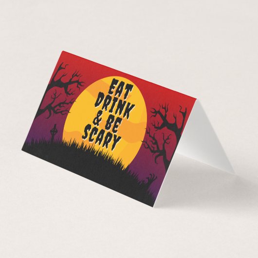 Eet, Drink en wees ongekend ondiepe kaarten (Achterkant)