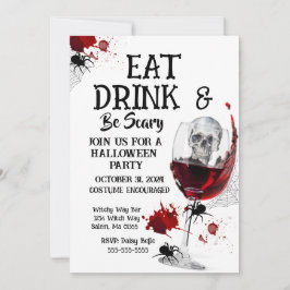 Eet, Drink en wees scarry uitnodiging