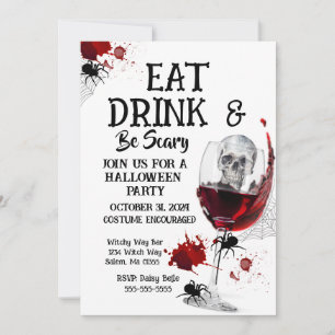 Eet, Drink en wees scarry uitnodiging