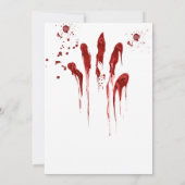 Eet, Drink en wees scarry uitnodiging (Achterkant)