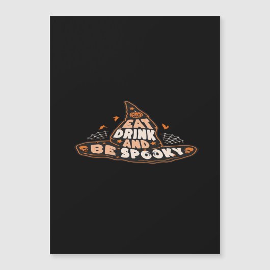 Eet, drink en wees spooky Essentiële vintage stijl (Voorkant)
