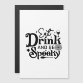 Eet, drink en wees spooky retro klassieker (Voorkant / Achterkant)
