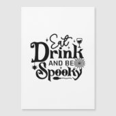 Eet, drink en wees spooky retro klassieker (Voorkant)
