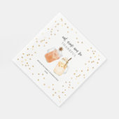 Eet Drink en wees Thankful Thanksgiving Drink Servet (Hoek)