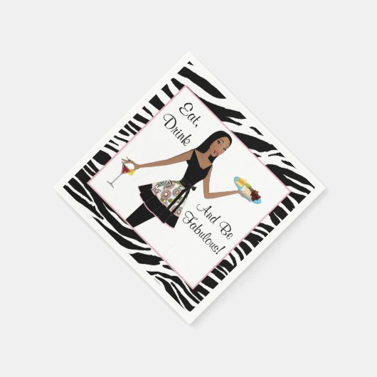 "Eet, Drink en wees verbluffend!" Servetten (Hoek)