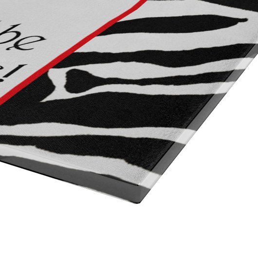 "Eet, Drink en wees verbluffend!" Snijplank (Hoek)