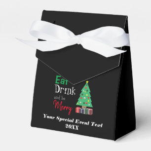 Eet, drink en wees vrolijk bedankdoosjes