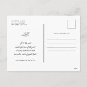 Eet Drink en wees vrolijk kerstcadeautje, Klassiek Feestdagenkaart (Achterkant)