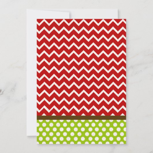 Eet Drink en wees vrolijk kerstfeest Kaart (Achterkant)