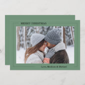 Eet Drink en wees vrolijk kerstfeest Kaart (Voorkant / Achterkant)