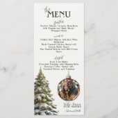 Eet, Drink en wees vrolijk kersthuwelijk Menu (Voorkant)