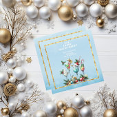 Eet DRINK en wees vrolijk met kerst Kaart