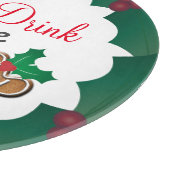 Eet, drink en wees vrolijk met Kerstmis Snijplank (Hoek)