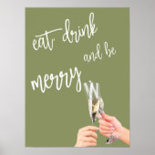 Eet, Drink en wees vrolijk Poster (Voorkant)