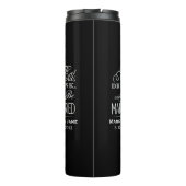 Eet, drink en wees vrolijk thermosbeker (Achterkant)