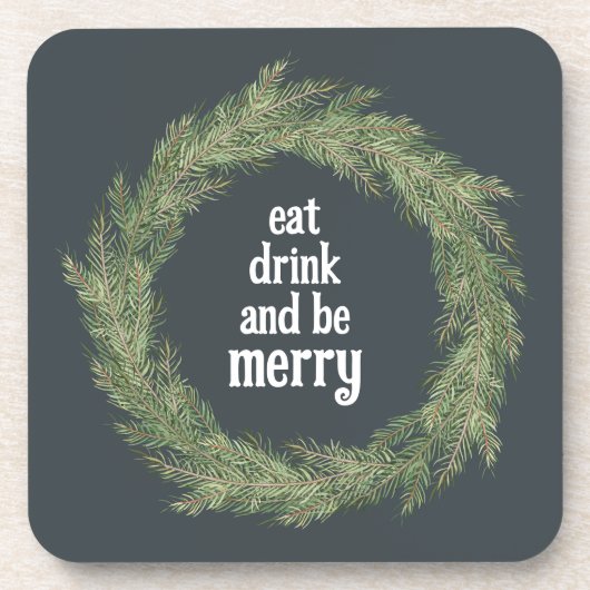 Eet, Drink en wees vrolijke Onderzetters (Voorkant)