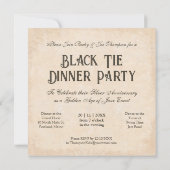 Eet Drink en wees zeer vriendelijk Jubileum Kaart (Achterkant)