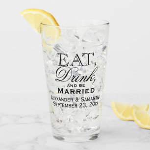 Eet, Drink en word huwelijkshuwelijk Glas