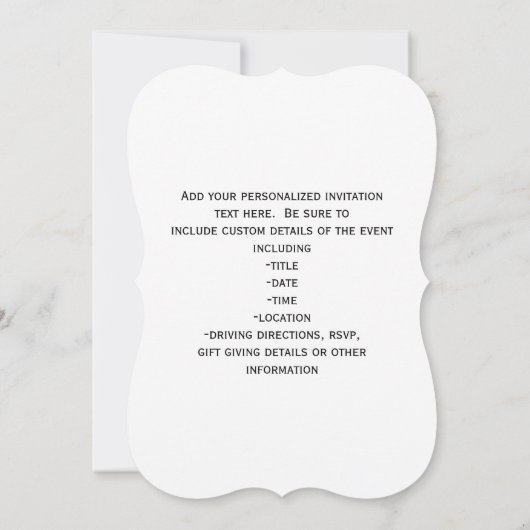 Eet, Drink en word huwelijkshuwelijk Kaart (Achterkant)