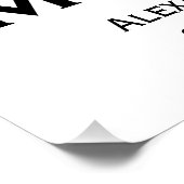 Eet, Drink en word huwelijkshuwelijk Perfect Poster (Hoek)