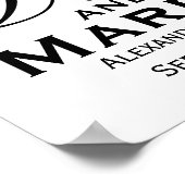 Eet, Drink en word huwelijkshuwelijk Poster (Hoek)