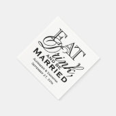 Eet, Drink en word huwelijkshuwelijk Servet (Hoek)