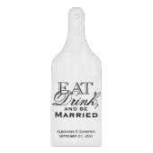Eet, Drink en word huwelijkshuwelijk Snijplank (Voorkant)