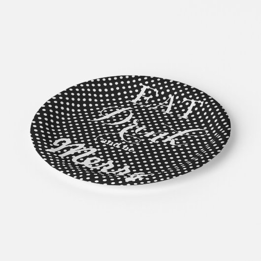 Eet Drink en zijn Bord Merry Paper (Gekanteld)