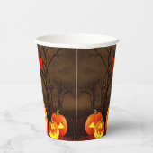 Eet, Drink en zijn eng Halloween begraafplaats Papieren Bekers (Rechts)