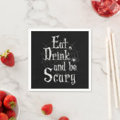 Eet, Drink en zijn eng Halloween Funny Spider Web Servetten (Insitu)