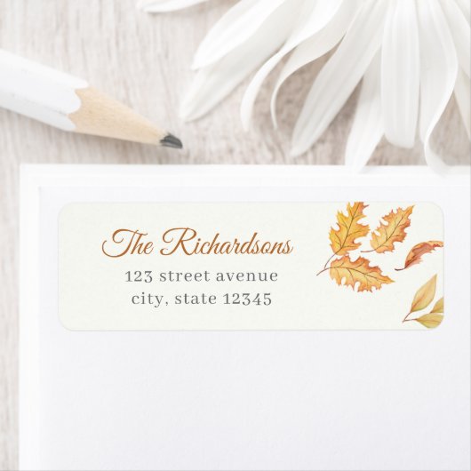 Eet Drink Geef Bedankt Herfst Herfst Thanksgiving Etiket (Insitu)