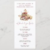 Eet Drink Geef Bedankt Muis Vriendschap Menu (Voorkant)