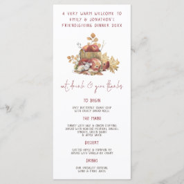 Eet Drink Geef Bedankt Muis Vriendschap Menu