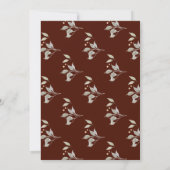 Eet Drink Geef Bedankt Thanksgiving Diner Kaart (Achterkant)