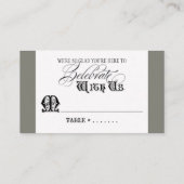 Eet, Drink in Get gehuwde de Kaarten van het Aanta Plaatskaartje (Achterkant)