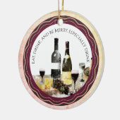 Eet drink is het vrolijke ornament van (Links)