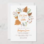 Eet, Drink krijgt een in het najaar van de Thanks Kaart (Voorkant)