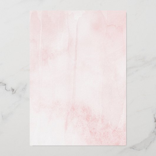 Eet, Drink & Love Valentijnsdag Party Real Folie Uitnodiging (Achterkant)