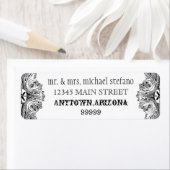 Eet, Drink n Getrouwd Retouradreslabels Etiket (Insitu)