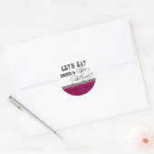 Eet, Drink n Trouwen Matching Stickers of zeehond (Envelop)