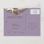 Eet, Drink n Trouwen, RSVP Response Briefkaart (Achterkant)