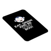 Eet Drink Scary Boo Halloween Ontwerp Creatieve Ca Magneet (Rechterzijde)