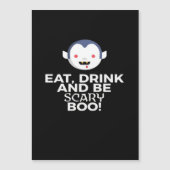 Eet Drink Scary Boo Halloween Ontwerp Creative Cas (Voorkant)