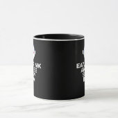 Eet Drink Schrik Bar Halloween Ontwerp Creatieve G Mok (Midden)