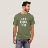 Eet, Drink, vis. | Gevist Shirt Fun (Voorkant volledig)