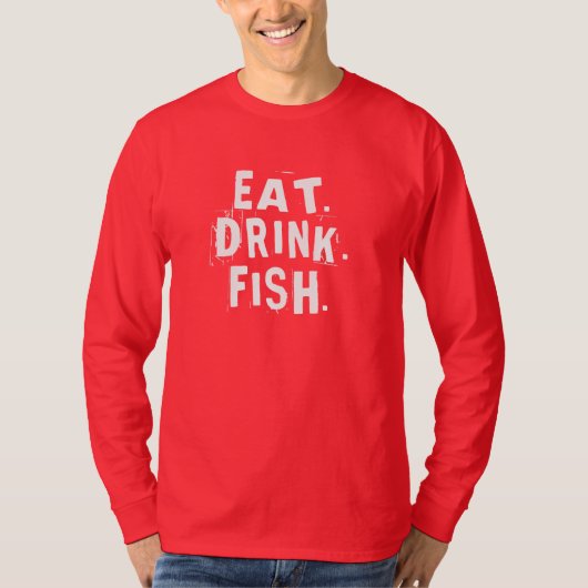 Eet, Drink, vis. | Gevist Shirt Fun (Voorkant)